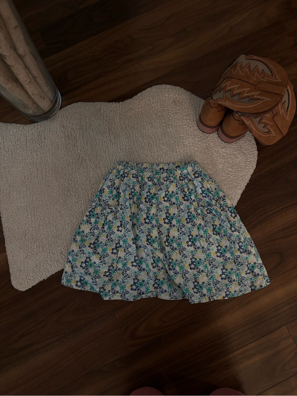 VINTAGE FIORUCCI FLORAL SKIRT 🪻👼🏼